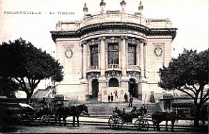 2277- Philippeville - Theatre - Caleches